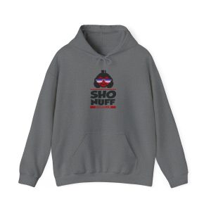 SHO NUFF Graphic Hoodie | 90s Retro Sunglasses Logo Hooded Sweatshirt